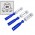 Four Wire Galvanized  Blue Lint Roller Handle